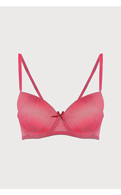 Nar Çiçeği Lima Kaplı Desteksiz Sütyen