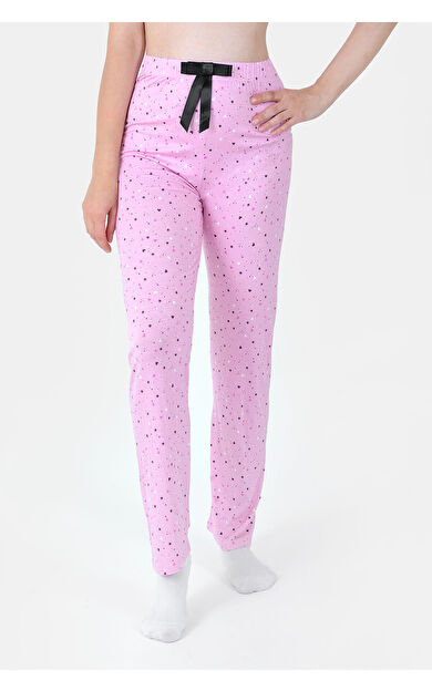 LOYA Pembe Loya Start Star Heart Pijama Altı