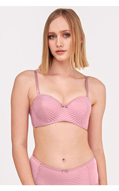 LOYA Pembe Sierra Straplez Sütyen