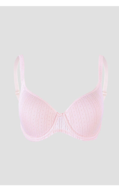 LOYA Pembe Soft Cotton Kaplı Desteksiz Sütyen