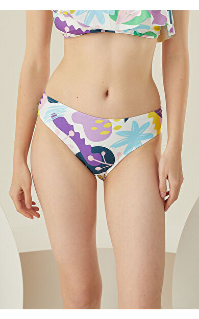 LOYA Renkli Verano Tek Alt Bikini