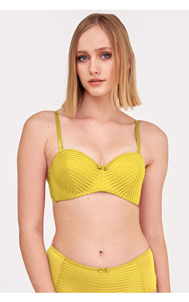 LOYA Sarı Sierra Straplez Sütyen
