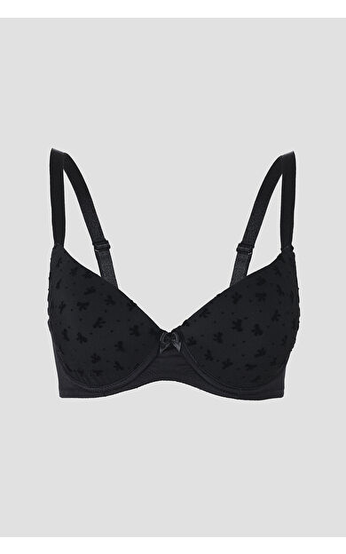 LOYA Siyah Bow Hafif Destekli Sütyen