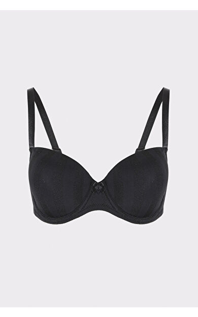 Siyah Selına Desteksiz Sütyen
