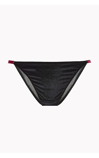 LOYA Siyah Tracy Kadife Transparan Külot