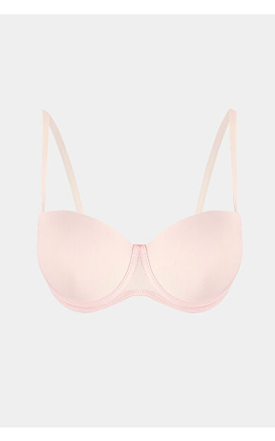 LOYA Somon Latina Destekli Straplez Sütyen