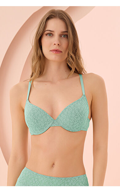 Su Yeşili Nirvana Destekli Tek Sütyen