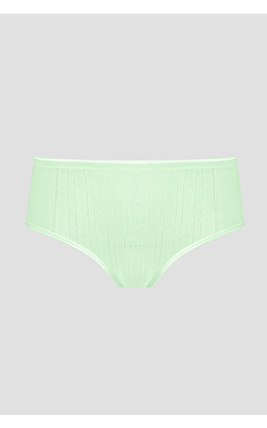 LOYA Yeşil Cotton Yüksek Bel Külot