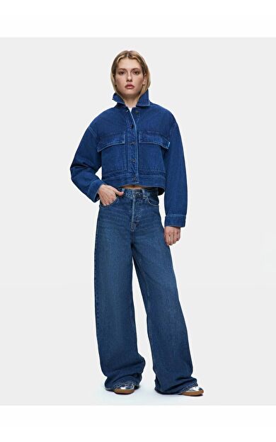 Ltb Skyla Ailia Wash Kadın Jean Ceket