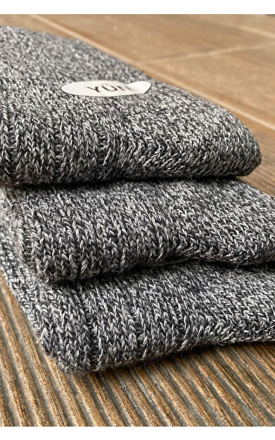 Erkek Örme Yün Çorap 12 Adet