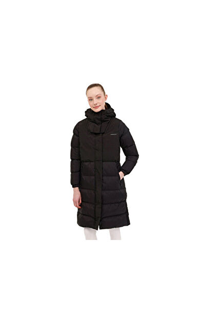 Lumberjack Wl Esta 3-115969-99 4Pr Kadın Günlük Uzun Mont 101782368 Siyah