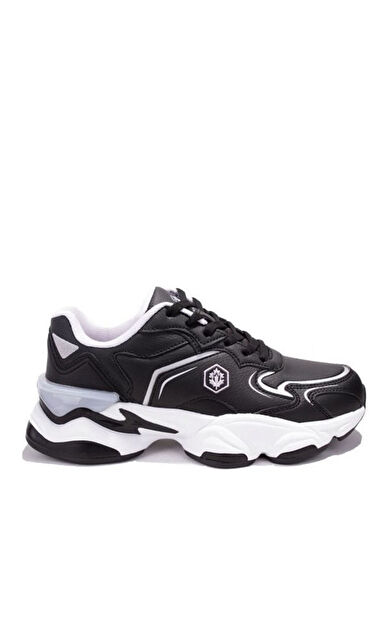 Lumberjack 4W MADAX WMN PU 4PR Kadın Sneaker Ayakkabı Siyah