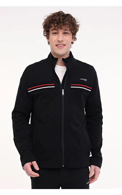 Lumberjack 5M ML ROBERT 18ITL411 5FX Erkek Sweatshirt Siyah