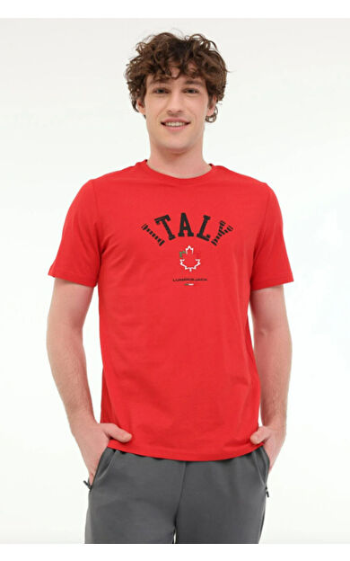 Lumberjack 5M ML RENATO 11ITL1030 5FX Erkek Tişört Kırmızı