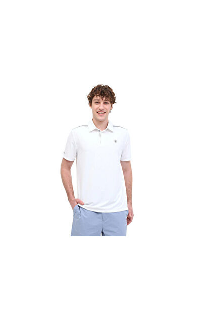 Lumberjack 5M Ml Cris 12Elg7003 5Fx Erkek Günlük Polo Yaka Tişört 101983400 Beyaz