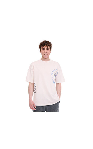 Lumberjack 5M Ml Dext 11-413401 5Fx Erkek Günlük Tişört 102012691 Bej