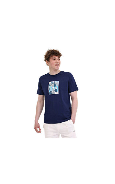 Lumberjack 5M Ml Chen 11Hl1004 5Fx Erkek Günlük Tişört 102012707 Mavi