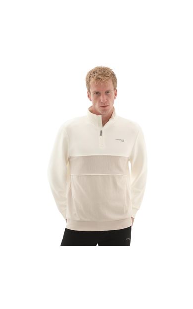 Lumberjack 5W Ml Luka 16Itl815 5Pr Erkek Sweatshirt Krem
