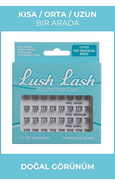Trıo Tekli Kısa Orta Uzun Takma Kirpik