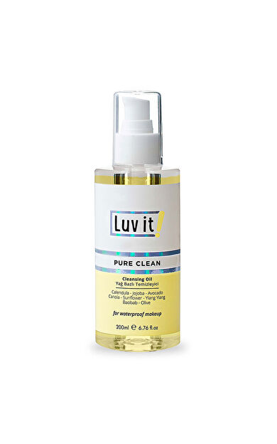 Luv it Bitkisel İçerikli Yağ Bazlı Makyaj Temizleyici 200 ml