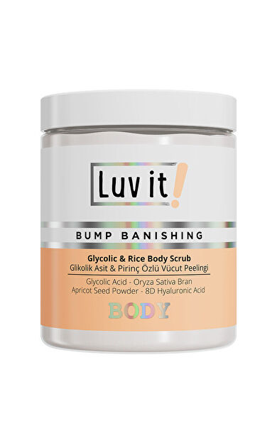 Luv it Glikolik Asit ve Pirinç Özlü Vücut Peelingi 250 ml