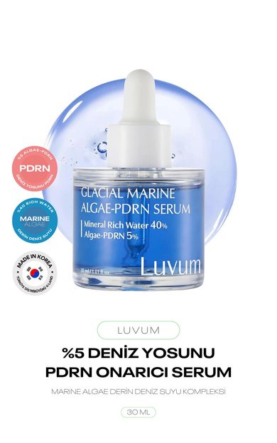 %5 PDRN Ve Saf Deniz Suyu İçeren Onarıcı Nemlendirici Serum Glacial Marine Algae-Pdrn Serum