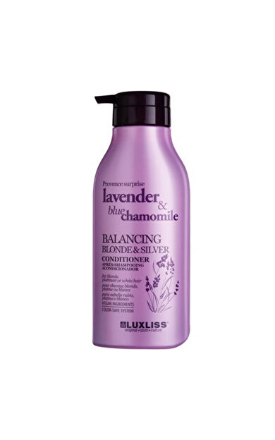 Luxliss Lavander Blue Chamomile Balancing Blonde Silver Conditioner 500 ml