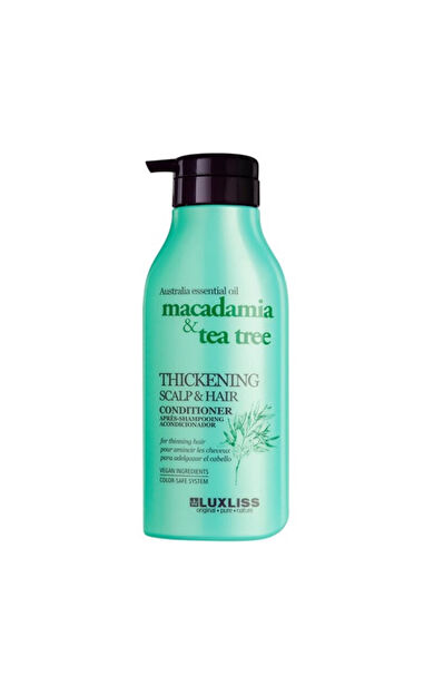 Luxliss Thickening Macadamia Tea Tree Thickening Scalp- Hair Conditioner 500 ml