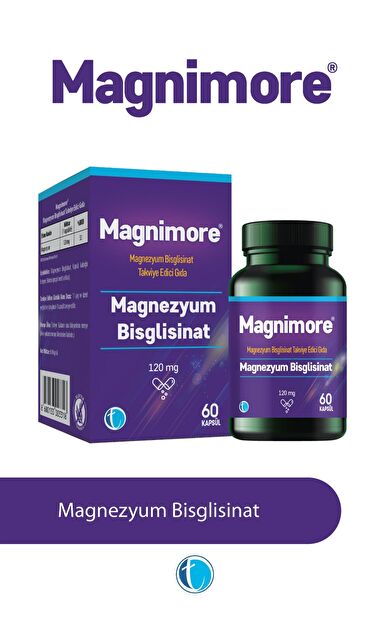 Magnimore Magnezyum Bisglisinat 60 Kapsül