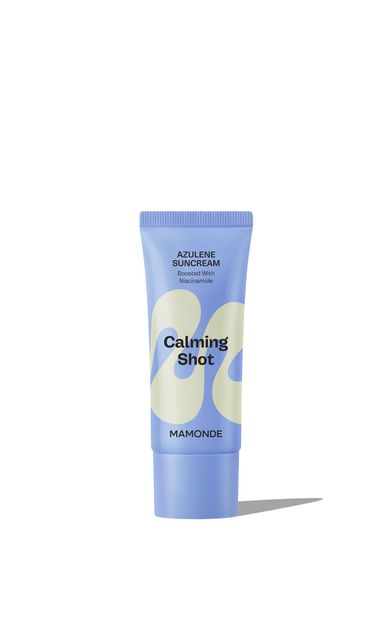 Mamonde Calming Shot Azulen Sun Cream SPF50+ Stres Önleyici ve Nemlendirici Güneş Kremi 35 ml