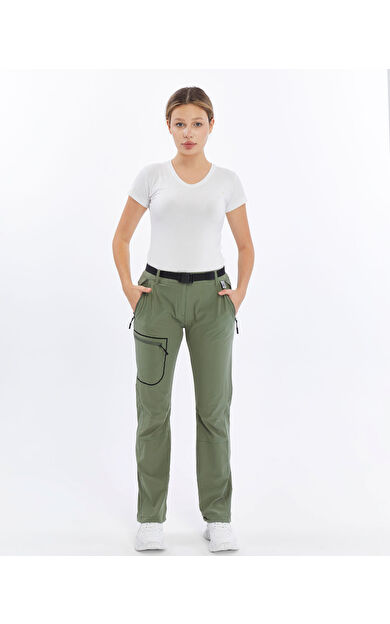 Mapamyumco Quick Dry Kadın Trekking Pantolon-YEŞİL