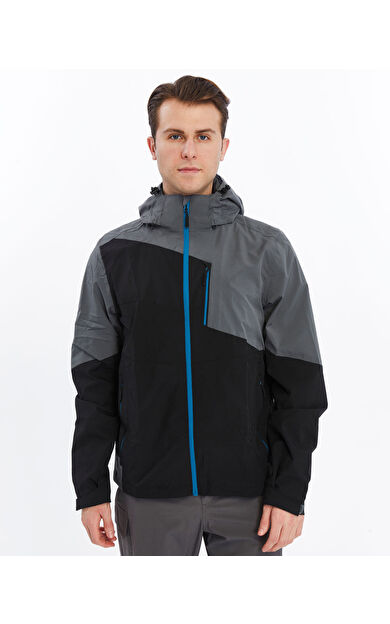 Mapamyumco Windbreaker Erkek Ceket-FÜME-SİYAH
