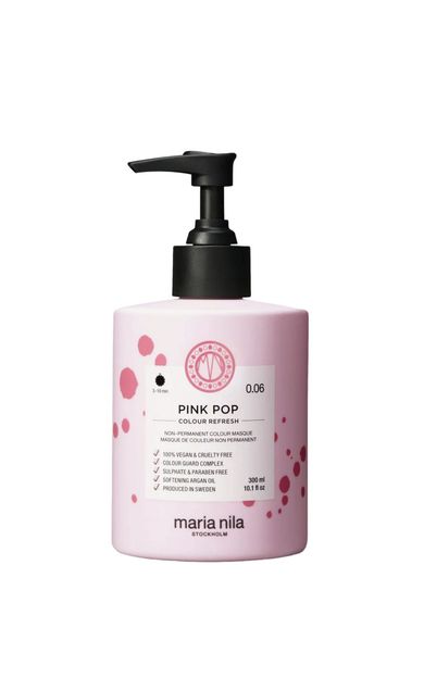 Maria Nila Colour Refresh Pink Pop 0,06 Besleyici Yarı Kalıcı Renk Maskesi