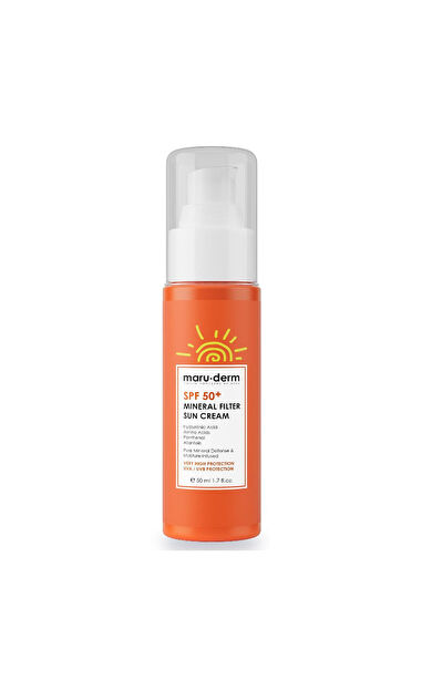 Maruderm SPF 50+ Mineral Filtre Güneş Kremi 50 ml