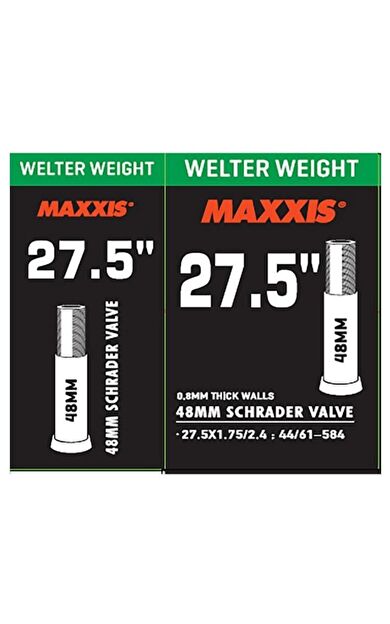 Maxxis Bisiklet İnce Sibop İç Lastik Welter Weight 27.5X1.75/2.4 SV Kalın Sibop 48mm