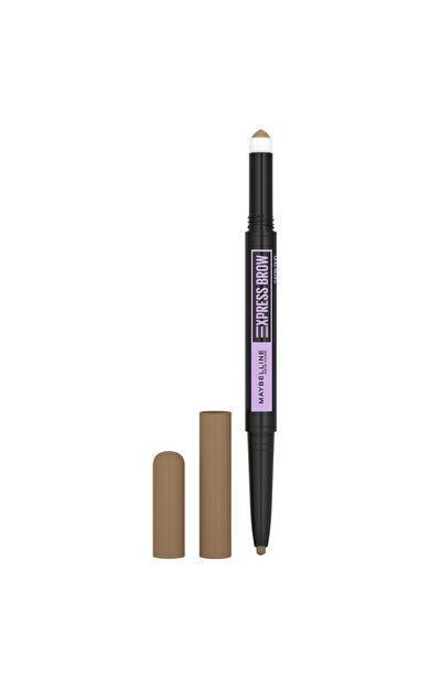 Maybelline New York Express Brow Satin Duo Çift Taraflı Kaş Kalemi - 01 Açık Ton