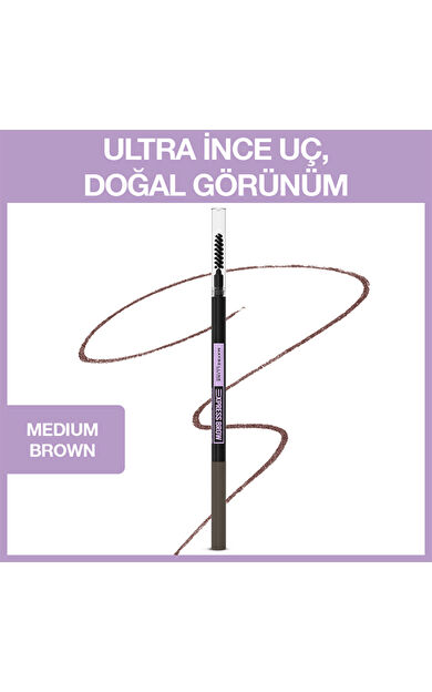 Maybelline New York Express Brow Ultra Slim Kaş Kalemi - 04 Medium Brown
