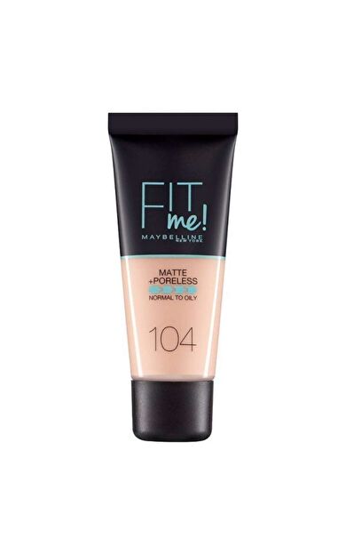 Maybelline New York Fit Me Matte+Poreless Fondöten - 104 Soft Ivory
