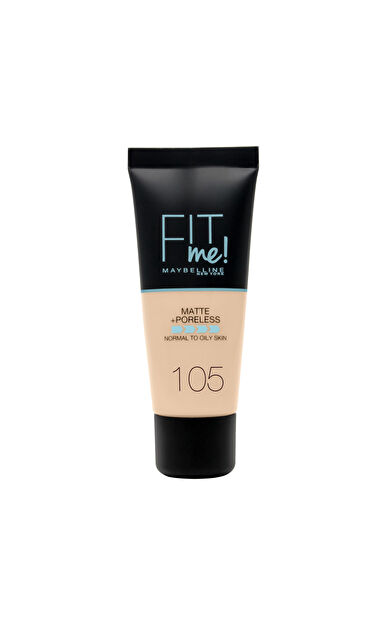 Maybelline New York Fit Me Matte+Poreless Fondöten - 105 Natural Ivory