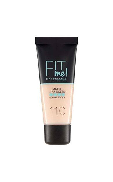 Maybelline New York Fit Me Matte+Poreless Fondöten - 110 Porcelain