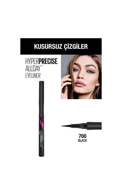 Maybelline New York Hyper Precise All Day Eyeliner - 700 Black - Siyah