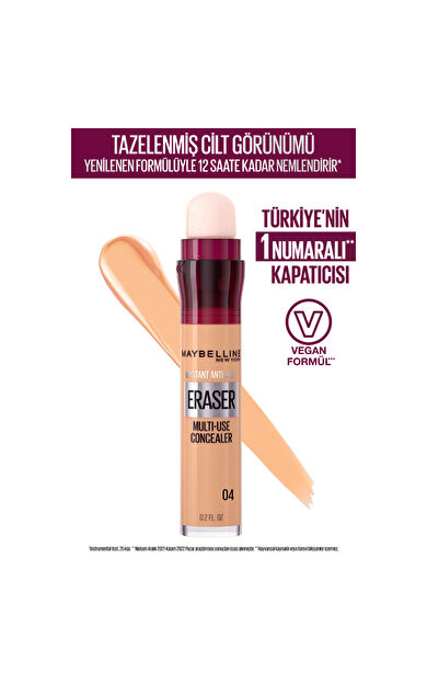 Maybelline New York Instant Anti Age Eraser Kapatıcı - 04 Honey