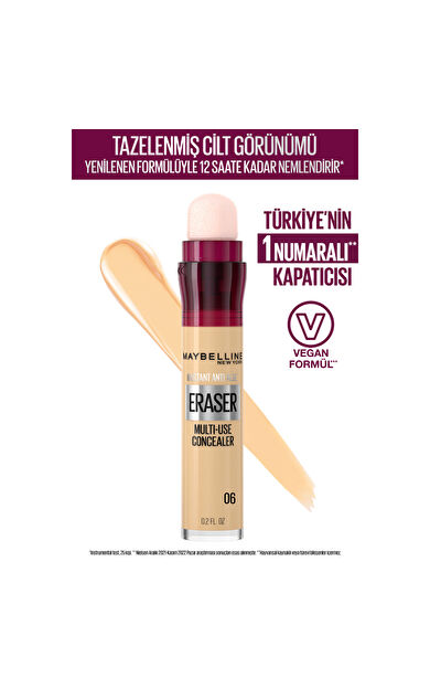 Maybelline New York Instant Anti Age Eraser Kapatıcı - 06 Neutralizer