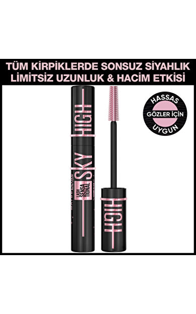 Maybelline New York Lash Sensational Sky High Cosmic Black Maskara