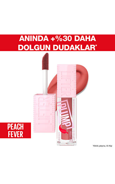 Maybelline New York Lifter Plump Dudak Parlatıcısı - 005 Peach Fever