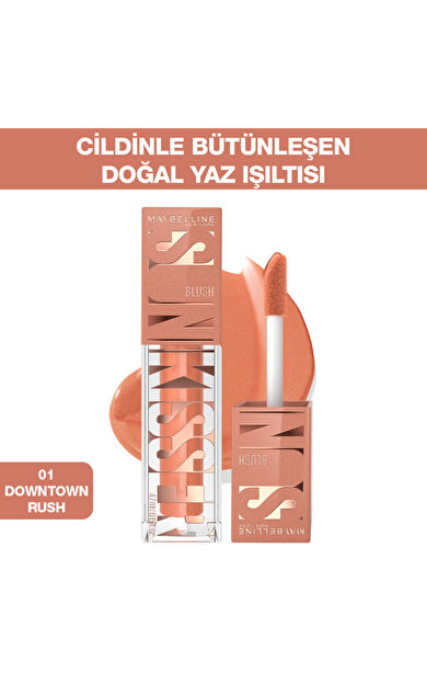 Maybelline New York Sunkisser Likit Allık - 01 Downtown Rush