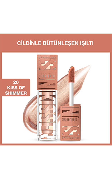 Maybelline New York Sunkisser Likit Aydınlatıcı Highlighter - 20 Kiss of Shimmer