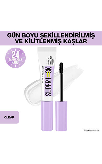 Maybelline New York Super Lock Brow Glue Kaş Sabitleyici Maskara