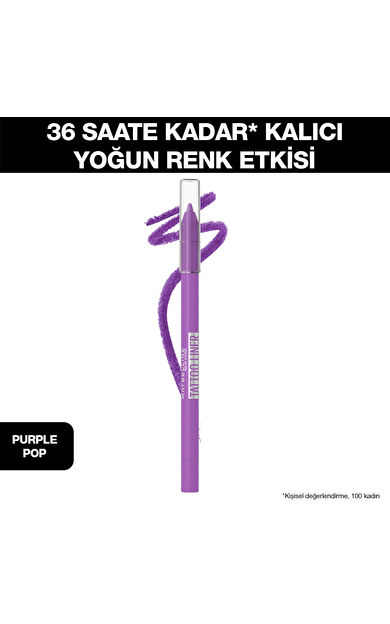 Maybelline New York Tattoo Liner Jel Göz Kalemi - Purple Pop