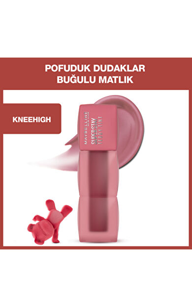 Maybelline New York Super Stay Teddy Tint Uzun Süre Kalıcı Likit Mat Tint 55 Knee High